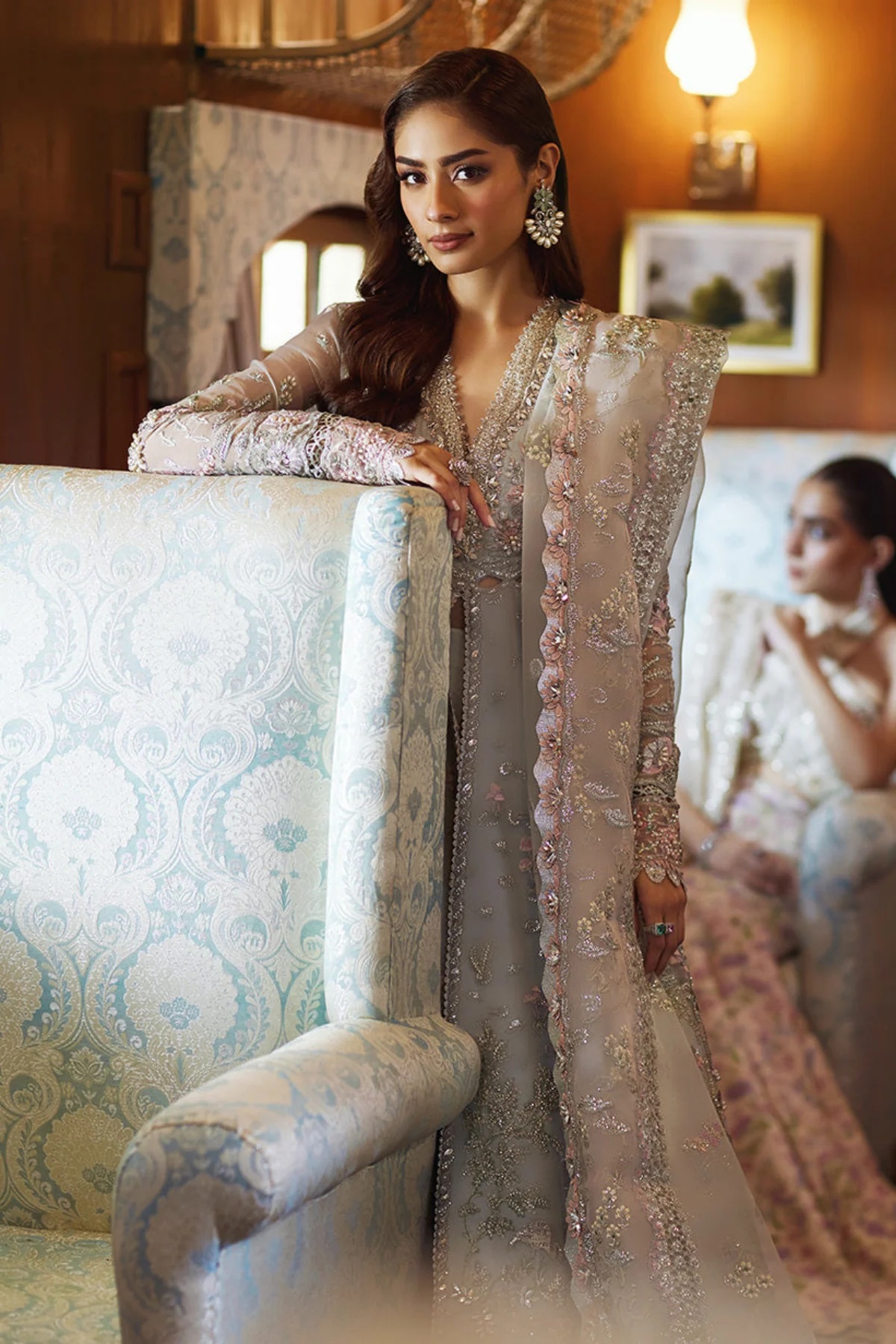 Republic - Aqua Blue pakistani fashion outfit in blue, aqua tones.